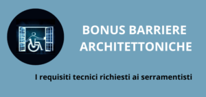 Bonus Barriere Architettoniche